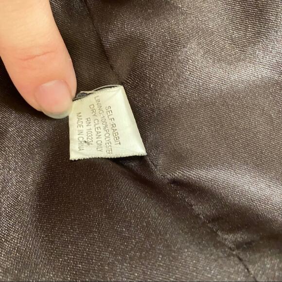 Adrienne Landau Rabbit Fur Vest in Brown Size S - Picture 9 of 9